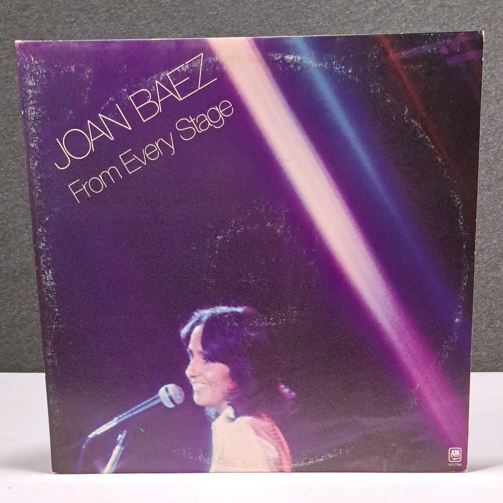Joan Baez From Every Stage‎ 1976 Live Double Vinyl LP A&M SP-3704 Folk Album
